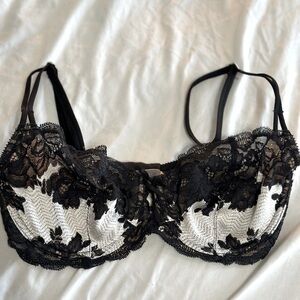 Victoria's Secret Black Unlined Demi Bra